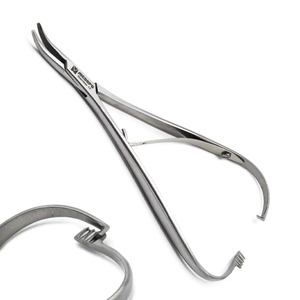 Porte-aiguilles Mathieu en acier inoxydable de haute qualité, pinces Smaha courbées, pinces orthodontiques dentaires pour ligatures, manuel, réutilisable - Product Image 2