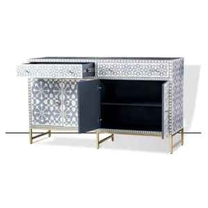 Eco Friendly Top Quality Beautiful Handcrafted Luxury Customized Bone Inlay Bedside Drawer for Home Hotel From India - Product Image 4