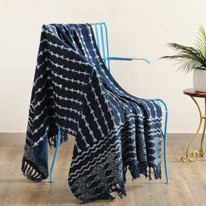 Jeté décoratif en coton écologique pour canapé et lit léger, doux et chaud, fabriqué à la main, Textile de maison disponible en vente en gros - Product Image 2