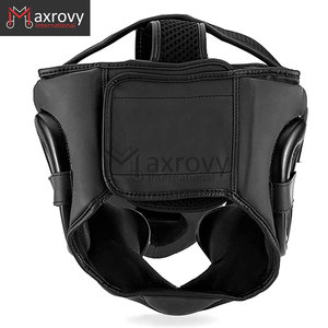 Protector de cabeza de MMA DE CARA abierta con protector facial para Kick Boxing y Muay Thai PU cuero personalizable Equipo de Boxeo - Product Image 2
