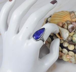 Anillo de piedras preciosas de Plata de Ley 925 hecho a mano, joyería de moda con piedra natal de marzo, labradorita para fiestas, aniversarios - Product Image 2