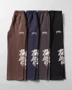 Conjunto de Sudadera con Capucha y Pantalones Deportivos de Invierno para Hombre, Personalizado, de Felpa, 100% Algodón, Transpirable, Ecológico, con Bordado Personalizado - Product Image 3