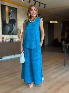 Vestido Casual Elegante para Mujer, Estampado Floral, Largo hasta la Rodilla, Cómodo para Uso Diario, Silueta en A, Cintura Alta, para Vacaciones - Product Image 4