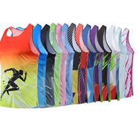 Gilet de course personnalisé pour homme, léger, pour marathon, débardeur à séchage rapide, anti-rides et respirant, en mélange coton/spandex