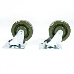 Rueda Giratoria de Resina Epoxi Resistente al Calor de 4 Pulgadas con <span class=keywords><strong>Placa</strong></span> Giratoria para Hornos de Panadería, Equipos de Cocina Comerciales <span class=keywords><strong>y</strong></span> Carretillas - Product Image 4