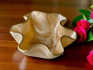 Cuenco de resina de diseño moderno de lujo hecho a mano para regalos de negocios, decoración del hogar, servicio de comida, ecológico y duradero - Product Image 5