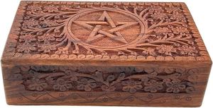 Customized Logo <b>Wooden</b> Vintage Style Jewelry Box <b>for</b> Necklace <b>Ring</b> Earrings Packaging-Personalized Jewelry Boxes at low price - Product Image 3