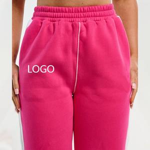 Jogging droit personnalisé OEM pour femmes Pantalon de survêtement en coton doux Vêtements d'entraînement actifs pour femmes - Product Image 4