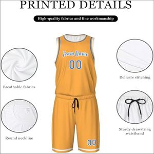Camiseta de baloncesto unisex personalizada, tela de grado de partido profesional, transpirable, malla XS, diseño impreso, último estilo de conjunto - Product Image 5