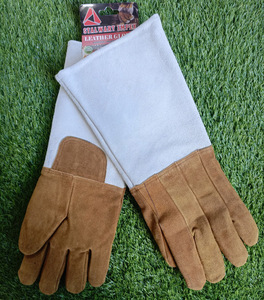 USA Direct 14 Inches Cheap High Quality Anti-Slip Durable Polyester Welding <b>Gloves</b> - Product Image 1