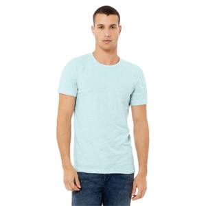 Camiseta de cuello redondo de medio punto para hombre con mangas cortas para ropa informal y actividades deportivas cómodas - Product Image 1