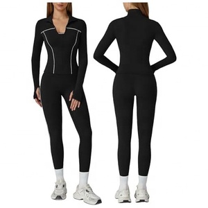 Conjunto de Yoga sin Costuras para Mujer, Leggings de Cintura Alta y Sujetador Deportivo, Ropa Deportiva - Product Image 5
