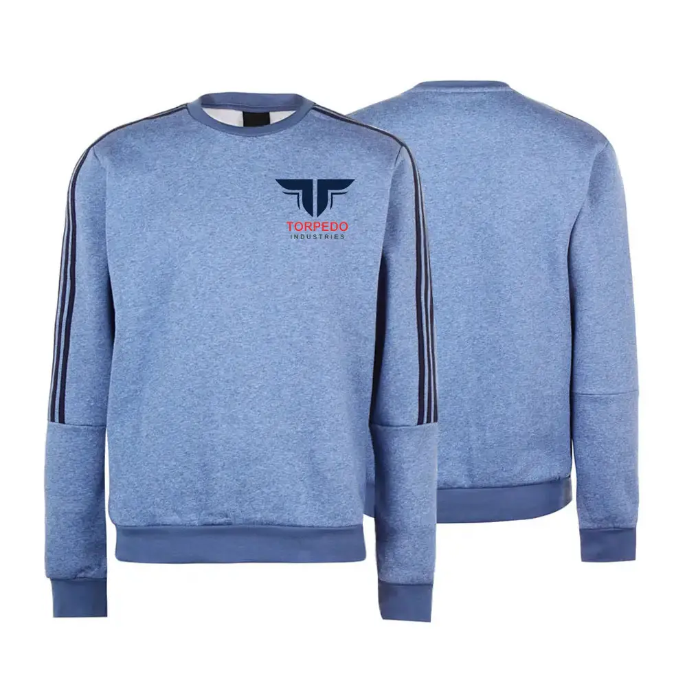 Felpa kaus ukuran besar kustom pesanan kecil menerima Sweatshirt kustom desain terbaru untuk pria Sweatshirt pria