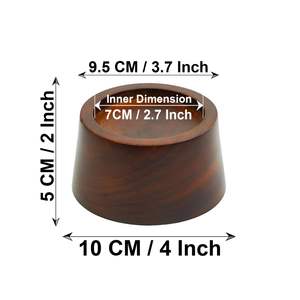 Solid Wood Furniture <b>Risers</b> for Bed <b>Sofa</b> & Table Durable Wooden Height Elevators for Home & Office - Product Image 6