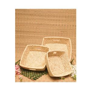 Cesta de hierba Sabai natural con hermoso diseño tejido a mano para la organización del almacenamiento y una vida sostenible ecológica - Product Image 3