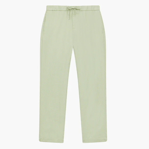 Customized Logo Casual Canvas Linen <b>Trousers</b> for <b>Men</b> with Custom Colors Midweight Eco-Friendly Breathable <b>Elastic</b> Waist - Product Image 6