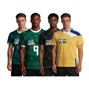 Ensemble de maillots de supporter de football multi-pays pour l'événement mondial de football 2026, incluant des maillots des équipes nationales, respirant et à séchage rapide - Product Image 1