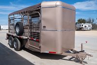 Semi-remorque en acier robuste pour le transport de bétail, moutons et porcs, équipement agricole de qualité supérieure, fourni par l'usine