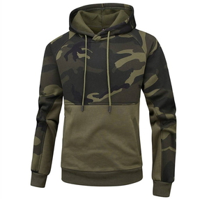Custom Camo Hoodies Men Wholesale Camouflage Cotton Men Gym Autumn Casual Fleece Hoodie high quality - Product Image 1