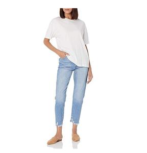 เสื้อเจอร์ซีย์แขนสั้นสำหรับผู้หญิงผ้าคอตตอนสีทึบเสื้อเจอร์ซี่ผ้าฝ้าย100% ไซส์ใหญ่พิเศษออกแบบได้ตามต้องการราคาโรงงานบังคลาเทศ - Product Image 5