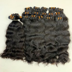 Vente en gros d'extensions de cheveux humains vierges indiens de qualité 12A alignés sur les cuticules 100% bruts non transformés - Product Image 2