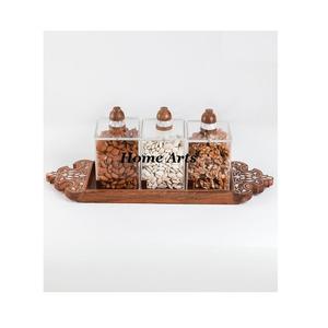 Trending Design Chocolates Nut Server In Gold Color Stainless Steel <b>Dry</b> Fruits Server For Wadding And Party Use - Product Image 5