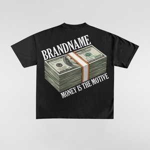 T-shirt pour homme de qualité supérieure, imprimé graphique, col rond, coupe ample, fabricant professionnel - Product Image 1