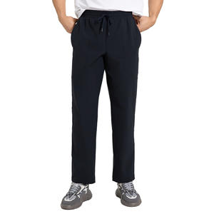 Pantalons de sport d'été pour hommes, séchage rapide, conception de jambe droite longue, fitness en plein air et pantalons décontractés - Product Image 1