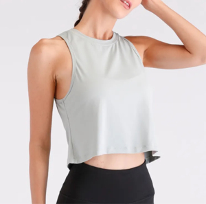Débardeurs courts pour femmes, design classique, teinture unie, demande des clients, prix raisonnable, longueur courte, débardeurs, gilets, vêtements pour femmes - Product Image 5