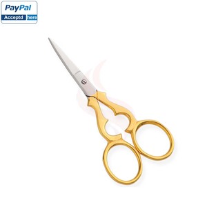 Thêu may móng tay lớp biểu bì kéo với thiết kế đẹp Handel Shape thép không gỉ nhíp lông mày - Product Image 4