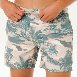 Shorts de bain décontractés pour hommes, taille mi-haute, en toile, style streetwear estival, motif uni, écologiques, respirants et à séchage rapide - Product Image 6