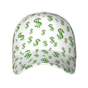 Active Dollar Sign Trucker Hat Lightweight Comfortable Mesh Design Ideal For Outdoor Wear Travel Daily Activities - Product Image 1