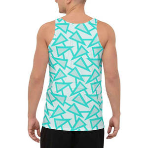 Débardeur décontracté pour homme, sublimation, coloré, respirant, séchage rapide, coton de haute qualité, vêtements de sport, prix bas - Product Image 3