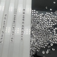 Diamante Cultivado en Laboratorio de 0.10 Quilates, Corte Princesa, 2.9mm, Corte Excelente, Certificado IGI, Blanco VVS/VS, Artículo para Diseño de Joyería DIY
