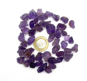 Pierre brute d'améthyste brésilienne naturelle, cristal de quartz violet brut, cristal de quartz violet brut naturel pour la découpe et les bijoux fins - Product Image 4