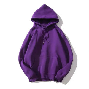 Vente en gros 2025 personnalisé tissu lourd couleur unie hommes et femmes de haute qualité décontracté sweat pull à capuche - Product Image 2