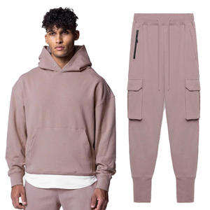 Chándal de manga larga para hombre, conjunto deportivo, conjunto de dos piezas para correr, entrenamiento de gimnasio, correr y entrenamiento diario - Product Image 2