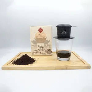 ODM/ OEM VN fornitore Lam Chan Au Bao Vi caffè caffè macinato arrosto leggero prodotto in VietNam Robusta e Moka imballaggio In scatola