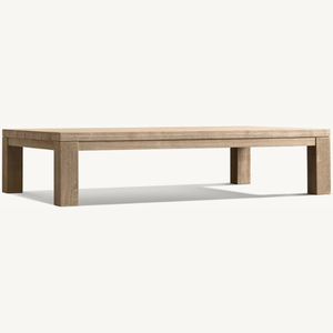 Table rectangulaire en teck de bonne qualité au style moderne pour une utilisation en extérieur et durable - Product Image 2