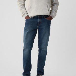 Pantalones vaqueros para hombre personalizados Unisex Vintage lavado en blanco de algodón de gran tamaño pantalones holgados rectos al por mayor pantalones vaqueros casuales con estilo - Product Image 4