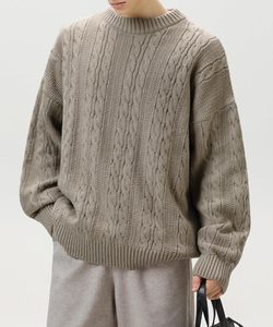 Pull en tricot d'hiver, étiquette privée personnalisée, tissu doux et chaud, vente en gros - Product Image 2