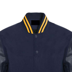 Veste de baseball veste Letterman meilleure qualité avec corps en laine manches en cuir vestes pour hommes OEM/ODM - Product Image 2