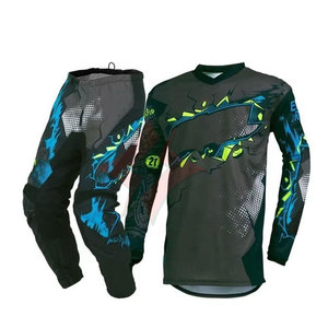 Combinaison de maillot et de pantalon de motocross MX, hiver, unisexe, meilleur équipement de course de moto tout-terrain, tissu durable, respirant, confortable - Product Image 1
