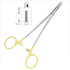 Porte-aiguilles chirurgical médical professionnel IRIS, acier inoxydable allemand de haute qualité, ensemble d'instruments pour porte-aiguilles de suture - Product Image 4