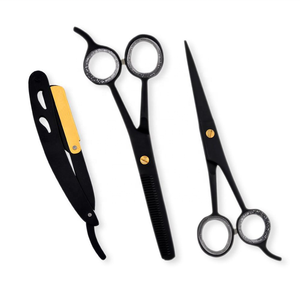 Ciseaux de coupe de cheveux réglables pointus professionnels ciseaux de Salon de coiffure en acier inoxydable Logo personnalisé léger japonais - Product Image 6