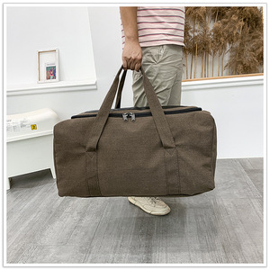 Canvas Sports Duffel Bag 30-40L Waterproof <b>Gym</b> Travel <b>Tote</b> with Shoulder Straps - Product Image 2