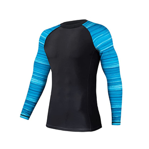 Camiseta de Compresión Elástica de Manga Larga para Hombre, Protección contra Erupciones, Logotipo Personalizado, Venta al por Mayor - Product Image 3