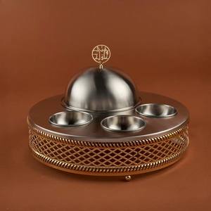 Style moderne Nouvelle casserole Chauffe-plats Élégant Hotpot Chauffe-plats Buffet Utilisation pour le Ramadan Style unique pour le Moyen-Orient Stand - Product Image 4