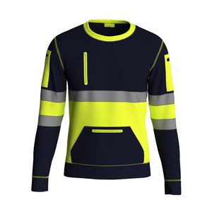 Sudadera de Trabajo de Alta Visibilidad Personalizable para Hombre, de Algodón, Reflectante, para Invierno - Product Image 1