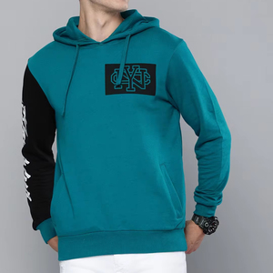 Vente en gros de sweats à capuche courts pour hommes en molleton 100% coton, à grammage lourd, avec impression en relief 'Spider', personnalisables avec logo, OEM - Product Image 1